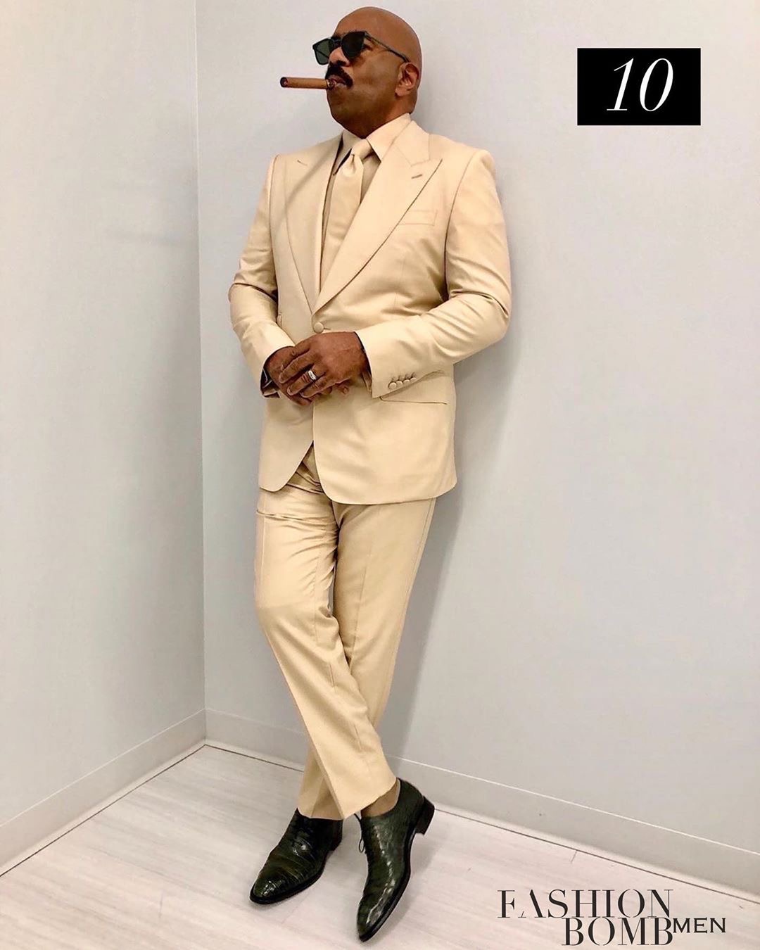Fashion Bomb Men Flash: 10 Style Moments With Steve Harvey in Tom Ford