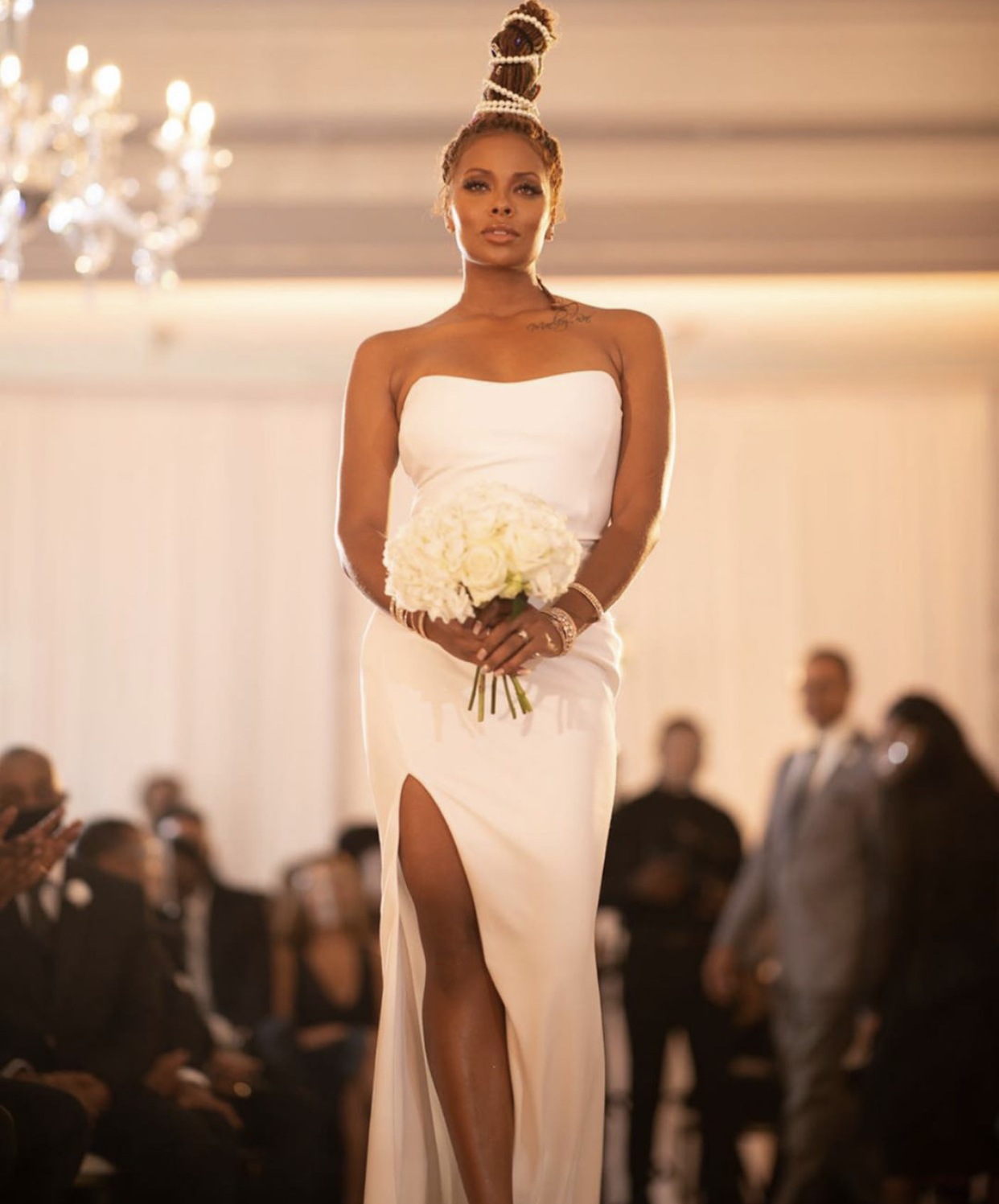 On the Scene at Cynthia Bailey and Mike Hill’s Fashion Bomb Wedding ...