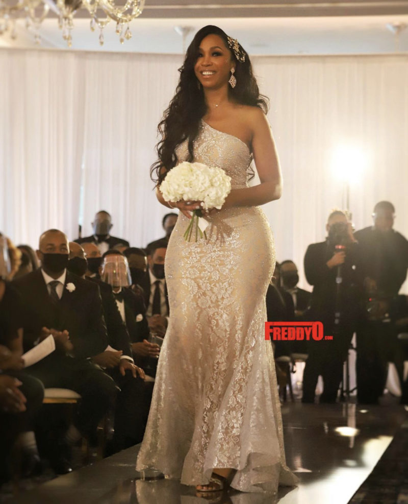 On the Scene at Cynthia Bailey and Mike Hill’s Fashion Bomb Wedding