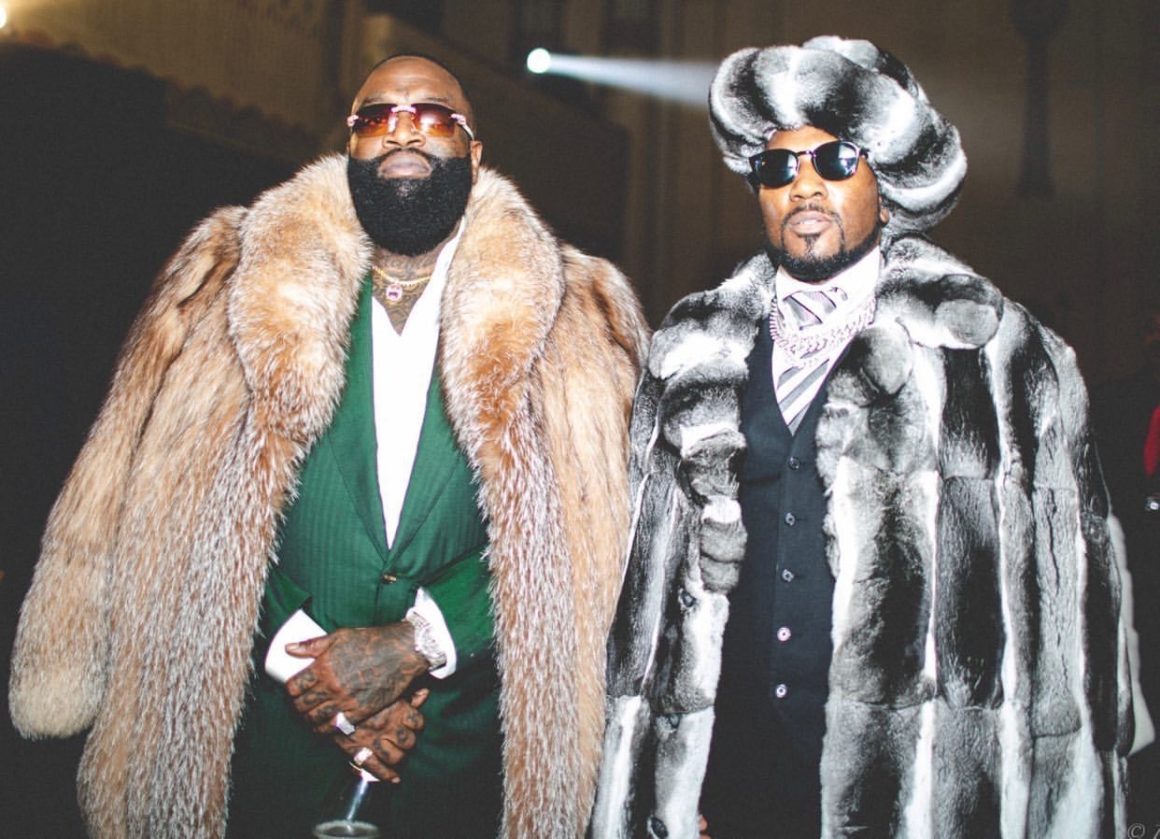 Jeezy wears Custom Black Mink Coat from The Fur and Leather Centre