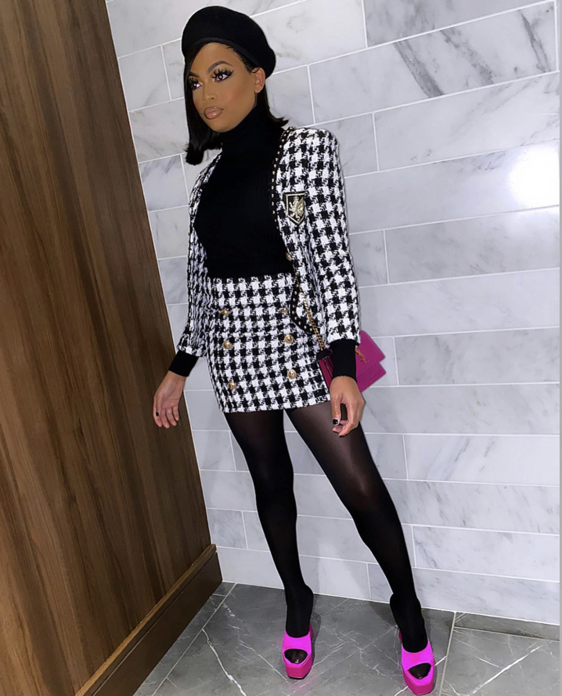 Trend Spotlight: Houndstooth as Seen on Beyoncé in David Koma, Claire ...