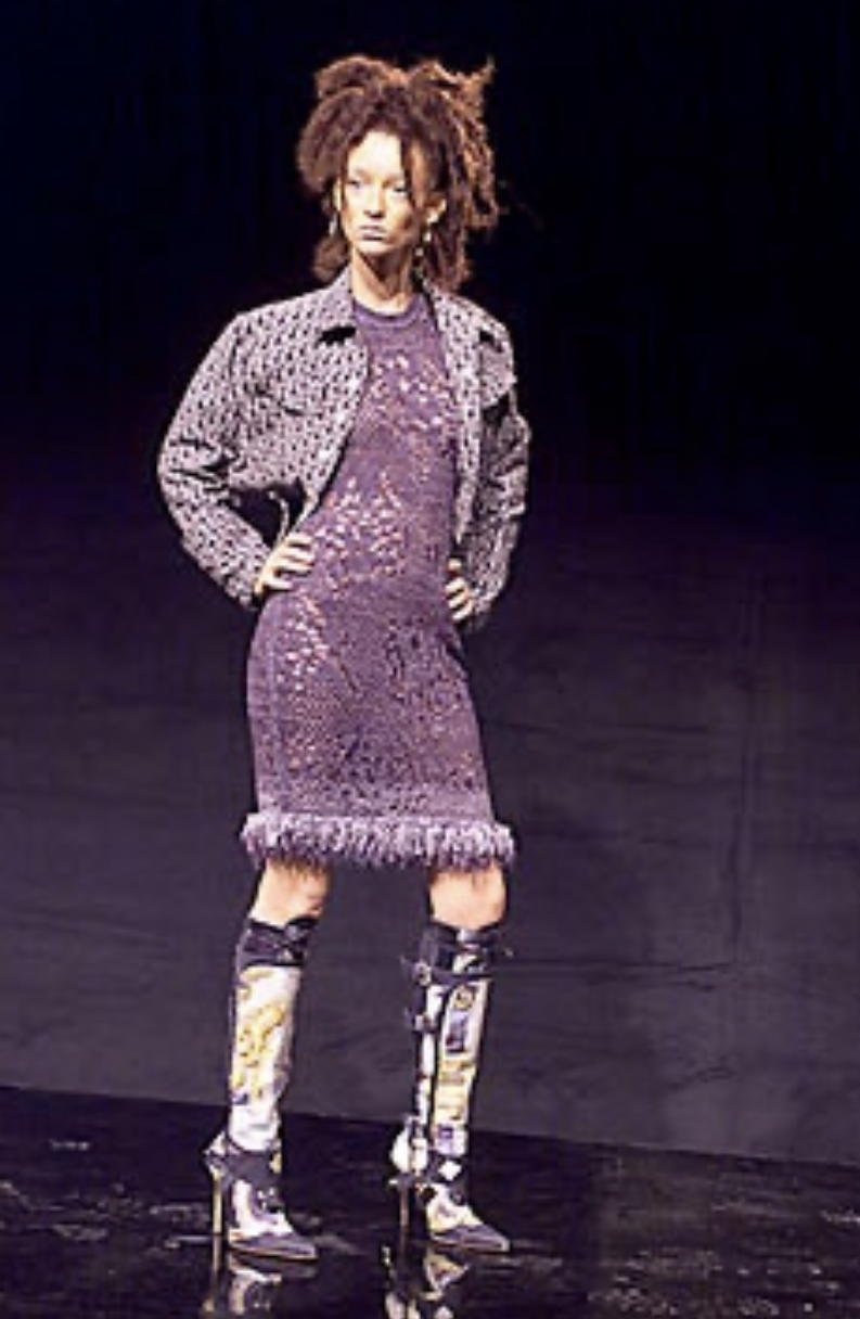 Cardi B Steps Out in Vintage Dior Spring 2000 Monogram Hat, Jacket, Denim  Saddle Bag, and Mah Jing Wong Sheer Tights – Fashion Bomb Daily