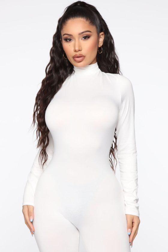 Dreezy Stunned in a White High Neck Jumpsuit by Fashion Nova – Fashion ...