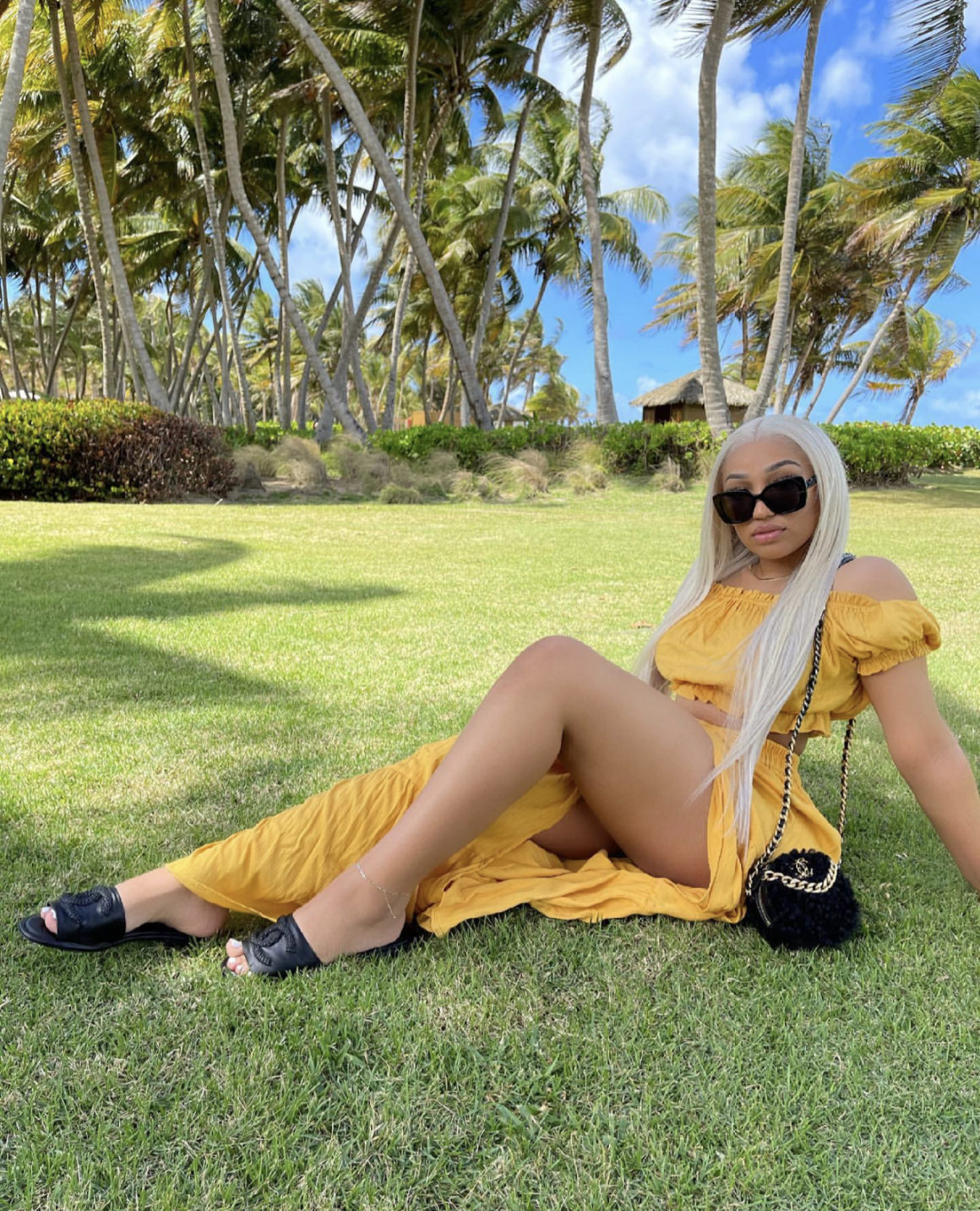 Ella Rodriguez Enjoys Her Vacation in Puerto Rico Wearing Yellow Two Piece  Set From Fashion Nova – Fashion Bomb Daily
