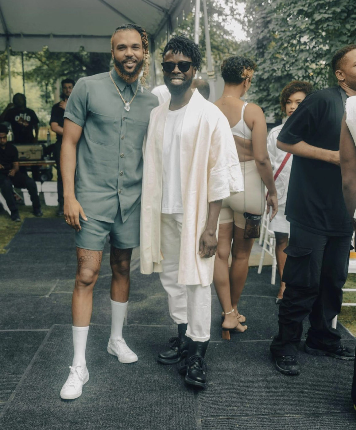On the Scene at the Pyer Moss 'WAT U IZ' Couture Show: Best Street Style  Moments Featuring Jerome Lamaar, Amiraa Vee, Law Roach, and More – Fashion  Bomb Daily