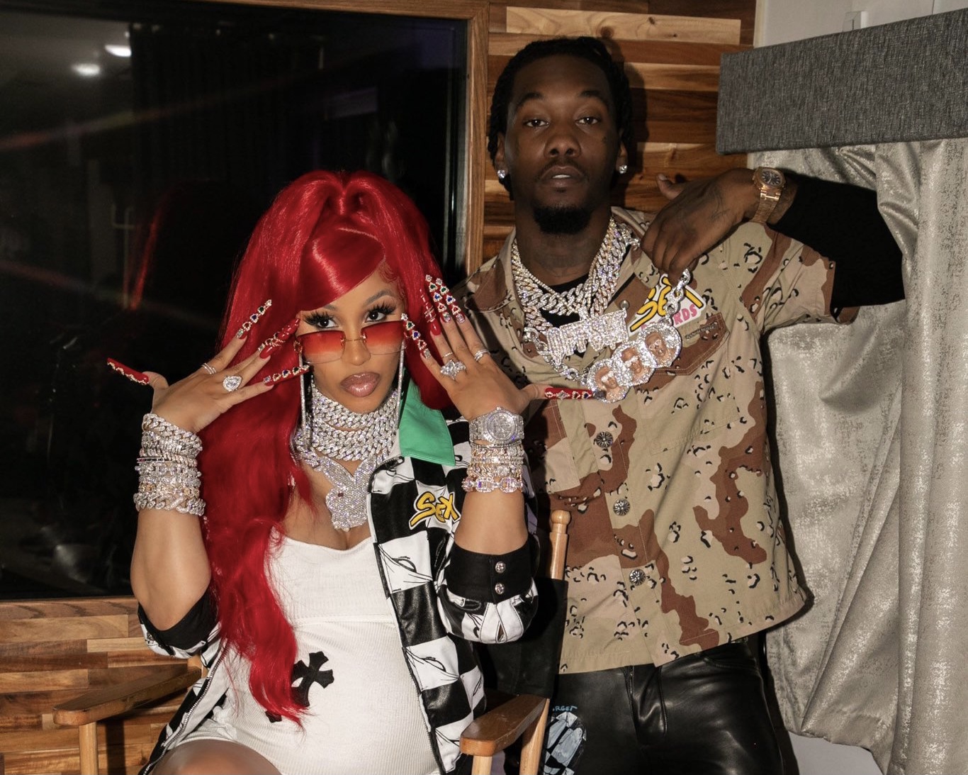 Cardi B Performs at Hot 97's Summer Jam with Migos Wearing Chrome