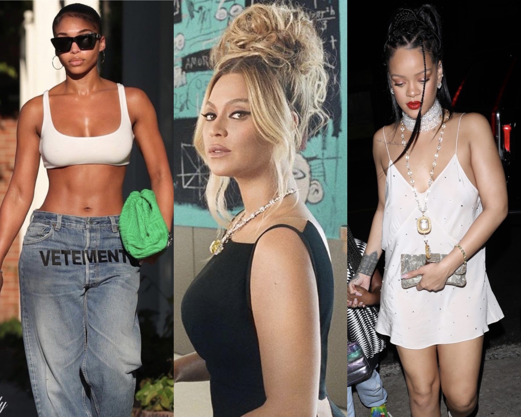 hypotese kop kold Look of the Week: Beyoncé in Balmain, Rihanna in Miu Miu, Lori Harvey in  Vetements Jeans + More – Fashion Bomb Daily