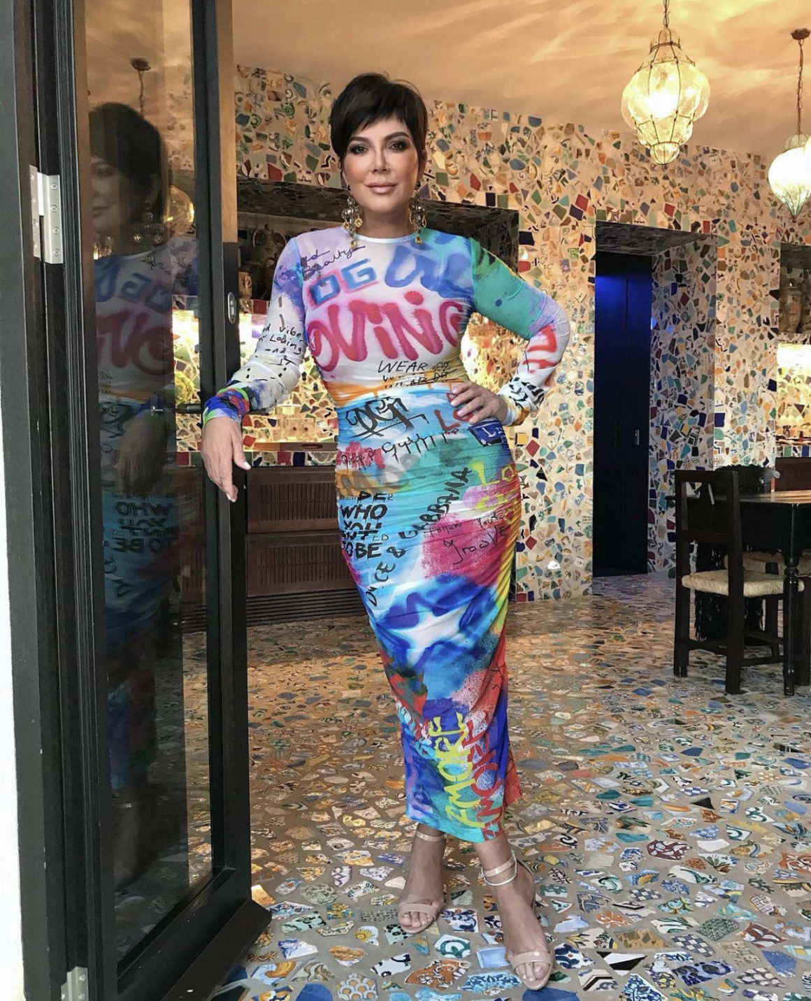 Kris Jenner Enjoys Her Last Days in Italy Wearing Dolce and