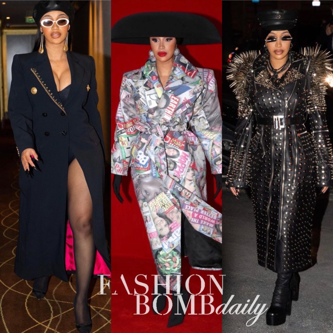 Cardi B Continues to Takeover Paris Fashion Week With Head-Turning ...