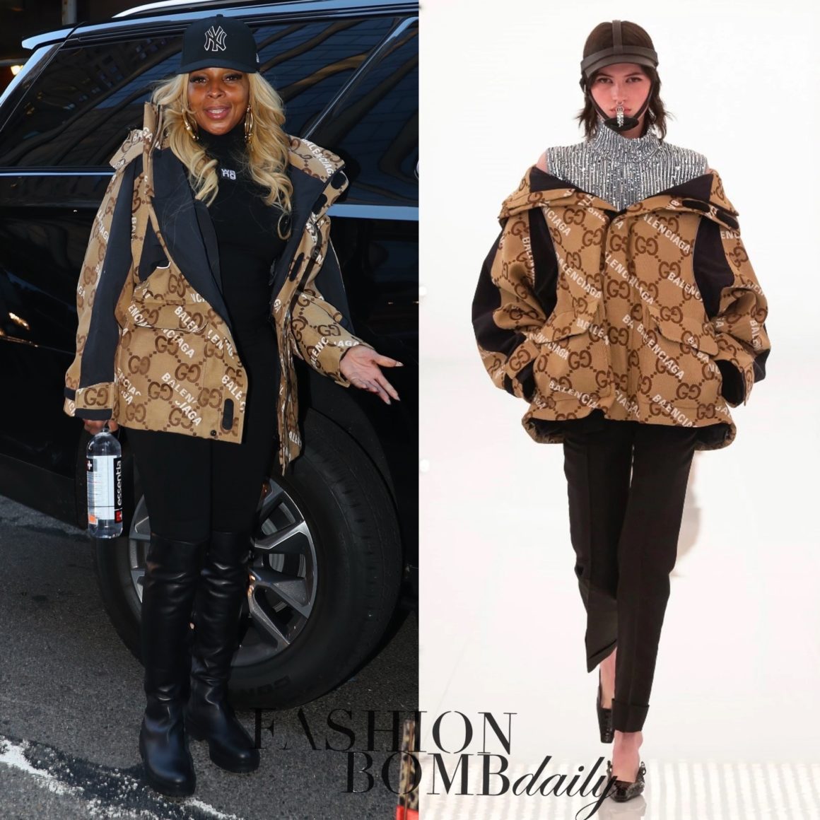 Mary J. Blige Shows Off Her Moves In Gucci x Balenciaga Collection