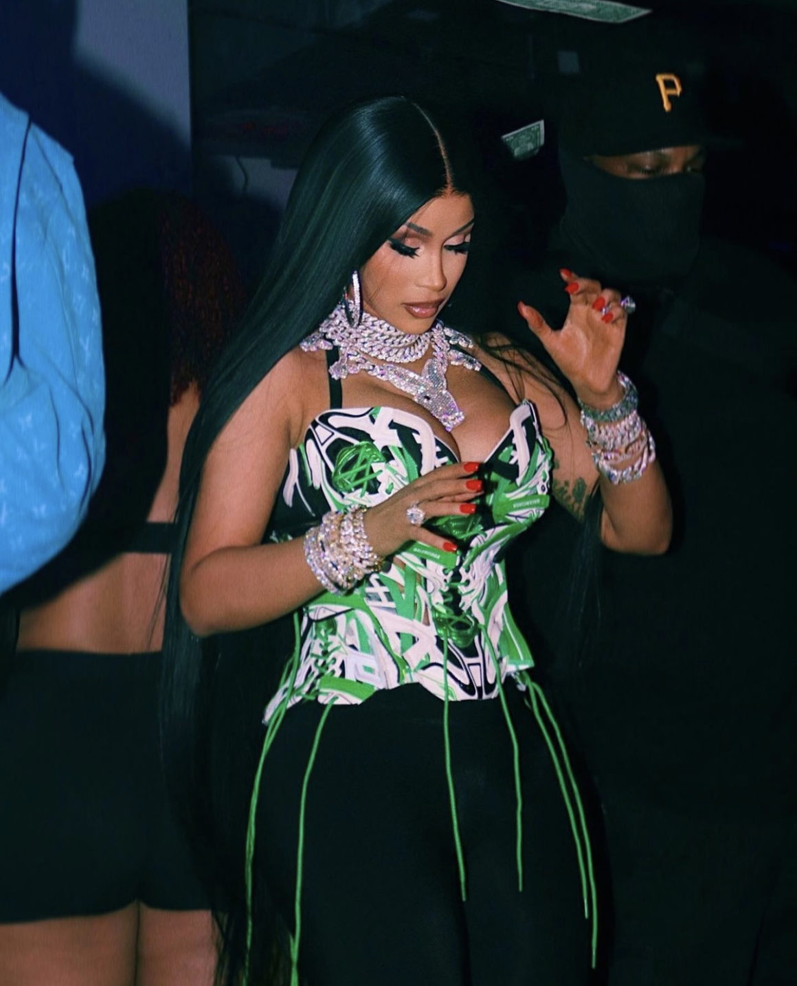 Cardi B Attends Offset's 'Sneaker Ball' Birthday Party in LA