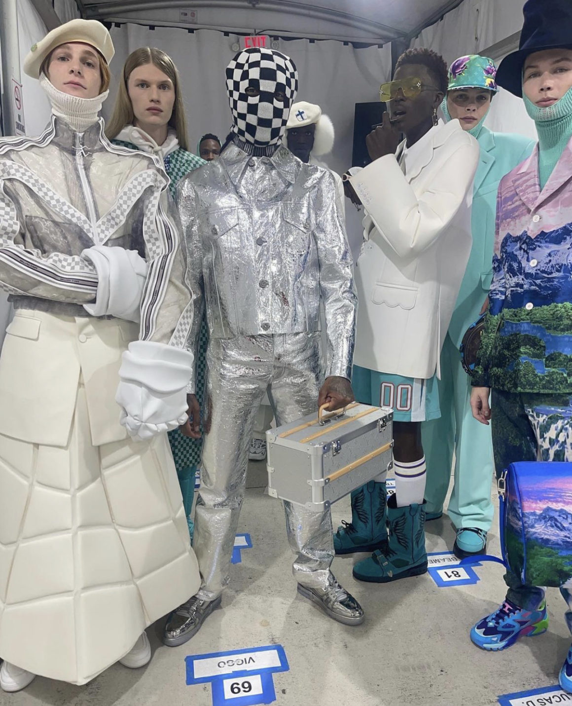 Paris Fashion Week 2022: Virgil Abloh's final Louis Vuitton menswear  collection was big on Batman, basketball, graffiti, Kanye West – and  optimism