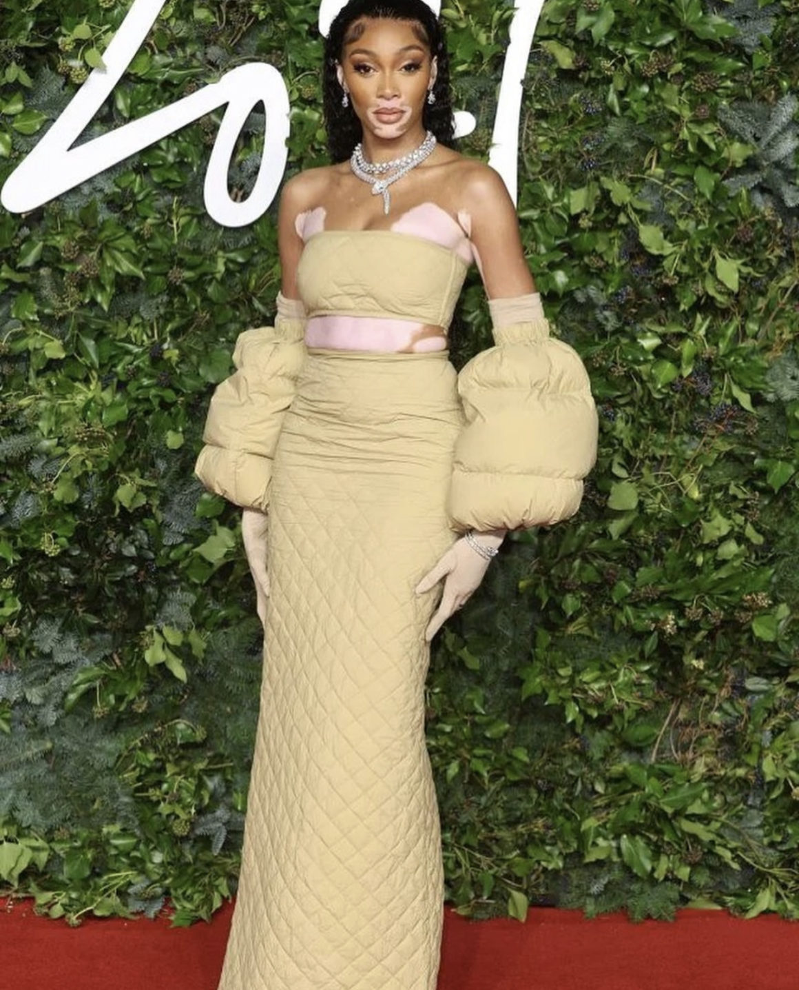 On the Scene at the 2021 British Fashion Awards Billy Porter in Richard Quinn Gabrielle Union in Valentino Adut Akech in Sergio Hudson and More11