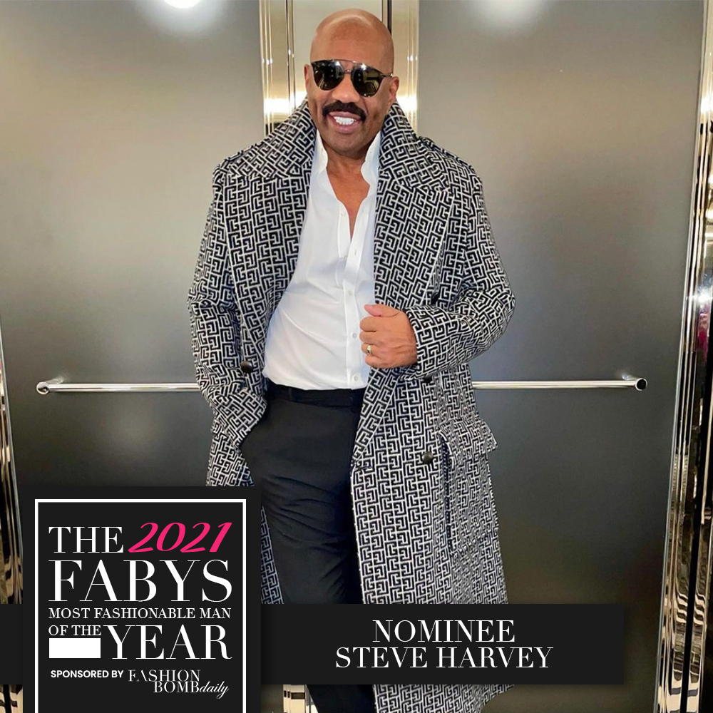The Fabys Best of 2021 Most Fashionable Man Featuring Steve Harvey Dwyane Wade Michael B. Jordan More