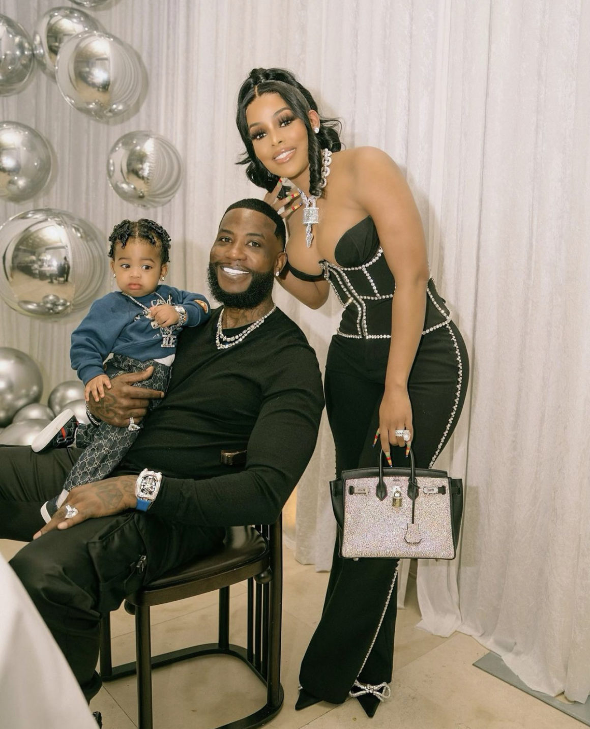 Keyshia Ka'oir Celebrated Her Birthday Wearing Area Black Embellished  Corset Top and Pants Paired with Crystalized Hermès Birkin, The Fashion  Bomb Blog
