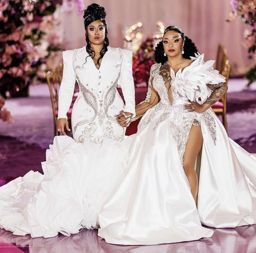 Da Brat and Jessica Dupart Get Married in Atlanta Wearing Glamorous