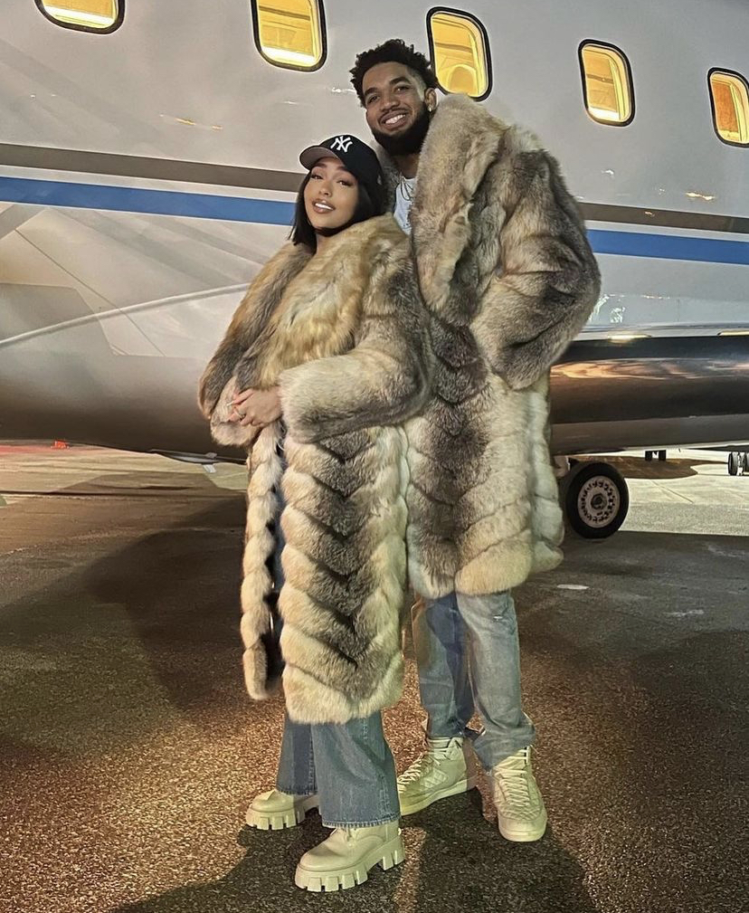 Jordyn Woods & Karl-Anthony Towns' Date Night In Matching Outfits