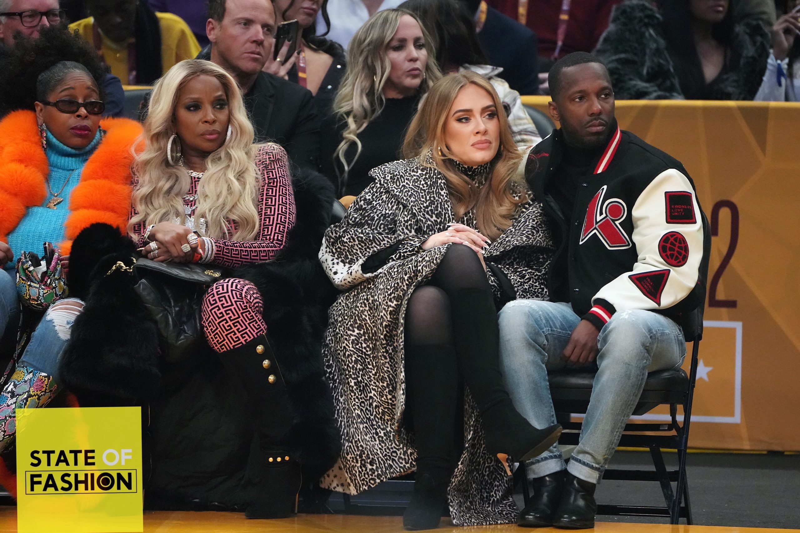 On the State of Fashion: Star Style at NBA Allstar Weekend including Mary J  Blige in Pink and Black Balmain, Usher in Neon Bottega, and More! – Fashion  Bomb Daily