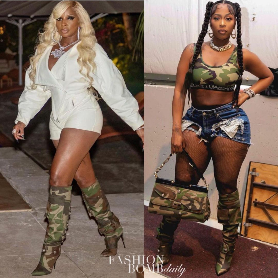 Mary J. Blige Dons Edgy Dolce & Gabbana Boots for New Single Promo –  Footwear News