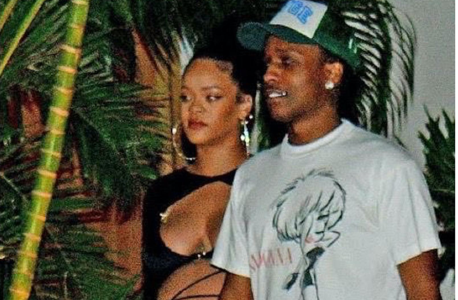 Rihanna & ASAP Rocky In Barbados As She Wears Black Slit Dress: Photos –  Hollywood Life