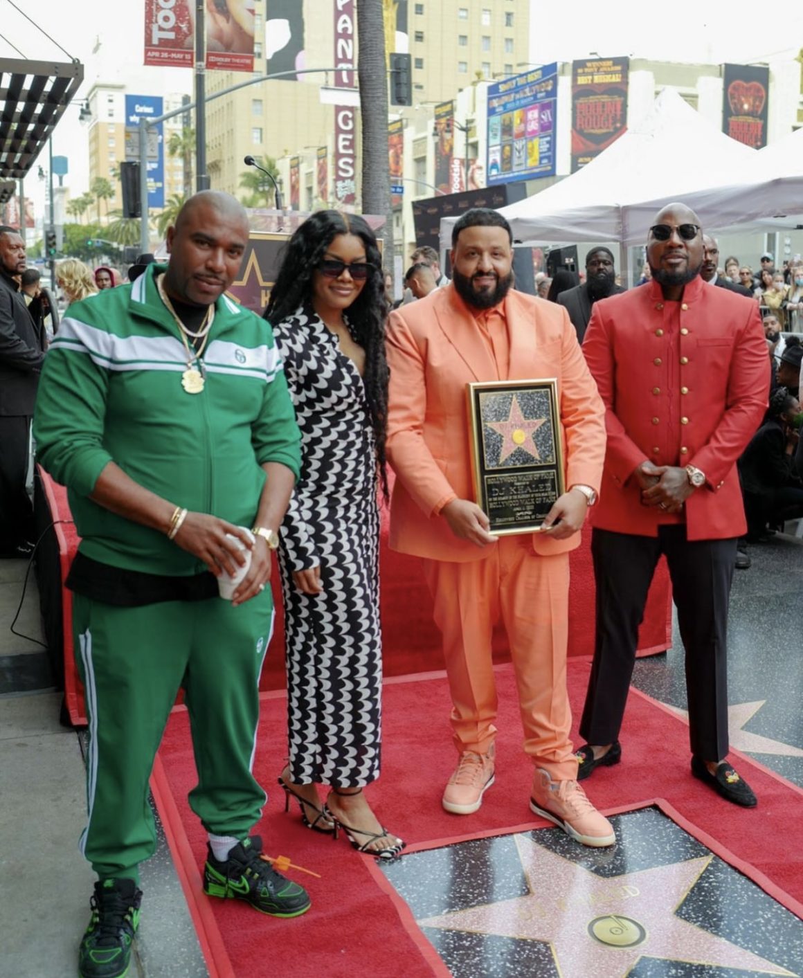 DJ Khaled Accepts His Star on the Hollywood Walk of Fame Wearing