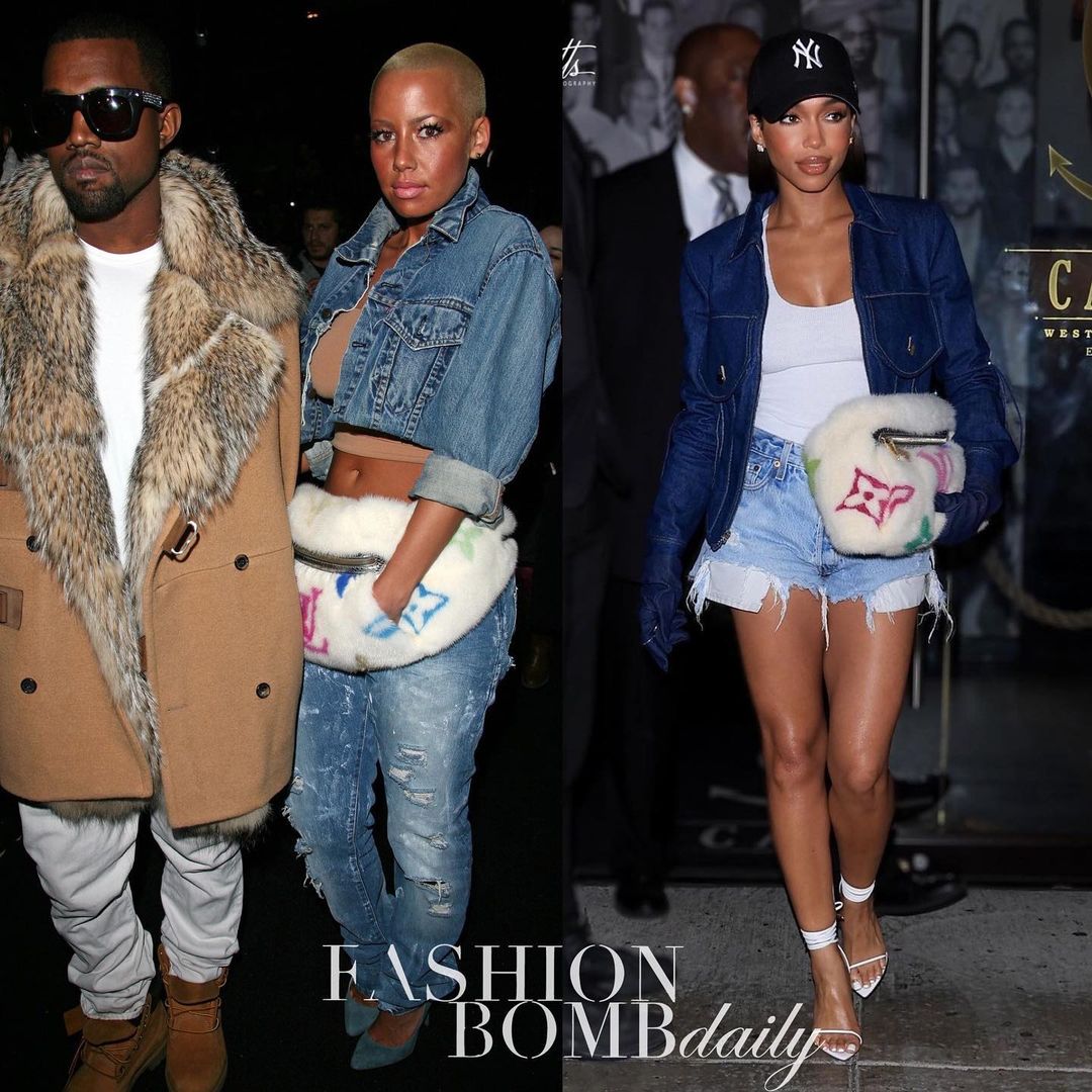 Who Wore it Better? Lori Harvey vs. Amber Rose in Louis Vuitton's White  Multicolor Monogram Mink and Silver Python Les Extraordinaires Bum Bag –  Fashion Bomb Daily