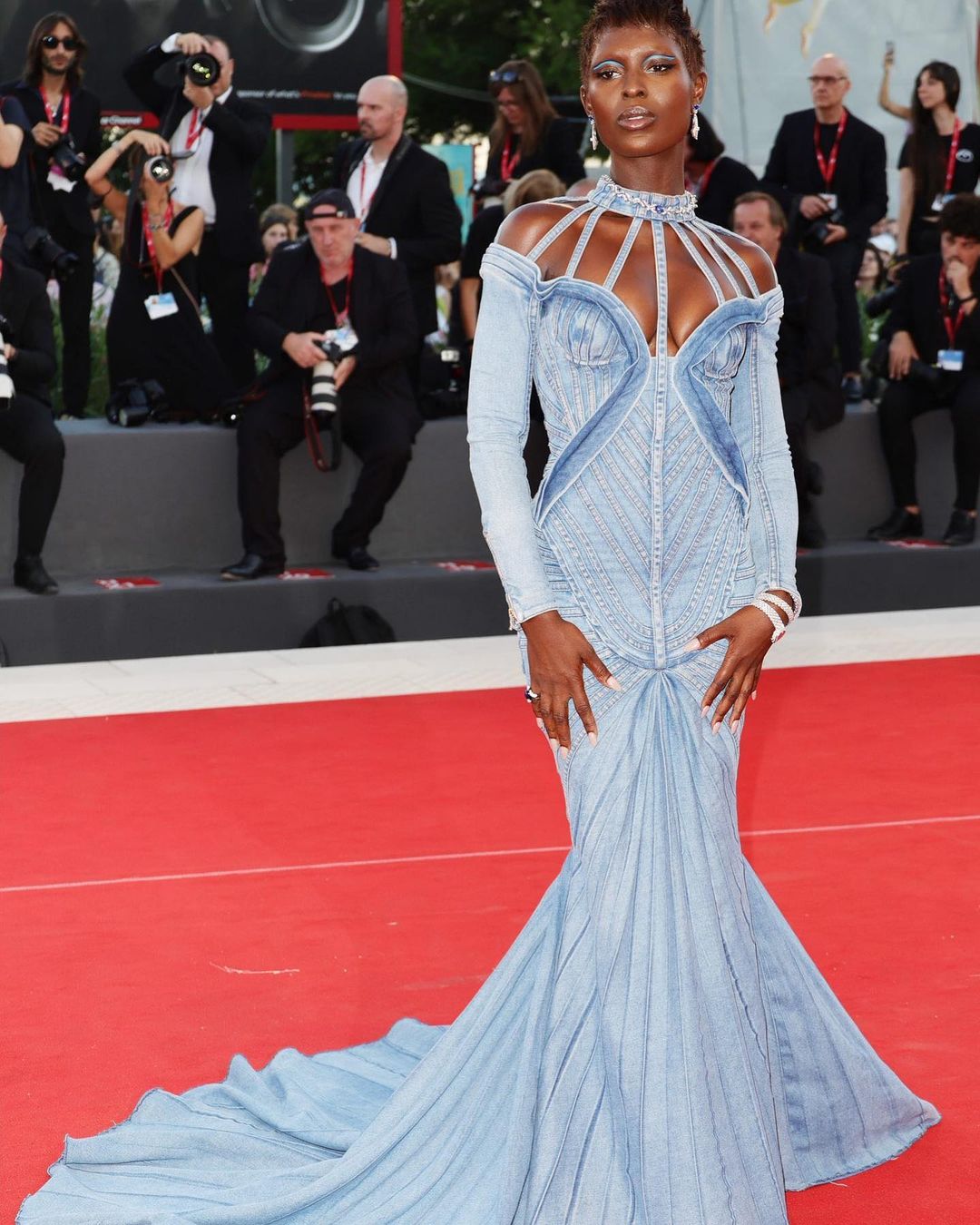 How Tessa Thompson Jodie Turner Smith and Cynthia Erivo Collectively Won the 2022 Venice Film Festival Red Carpet in Marc Jacobs Christopher John Rogers John Galliano and More1
