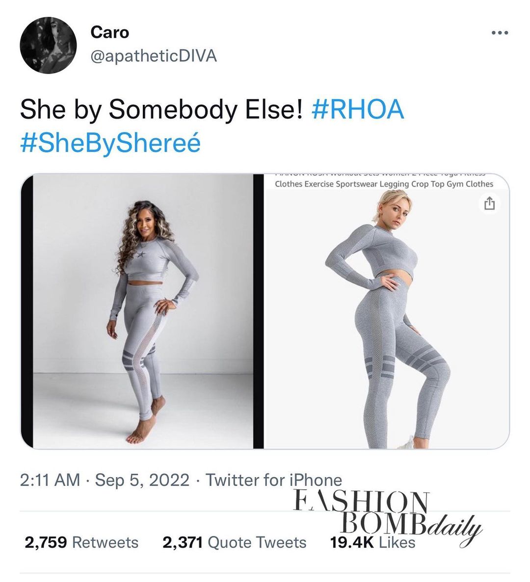RHOA Fans Claim Shereé Whitfield's She by Shereé Brand to be