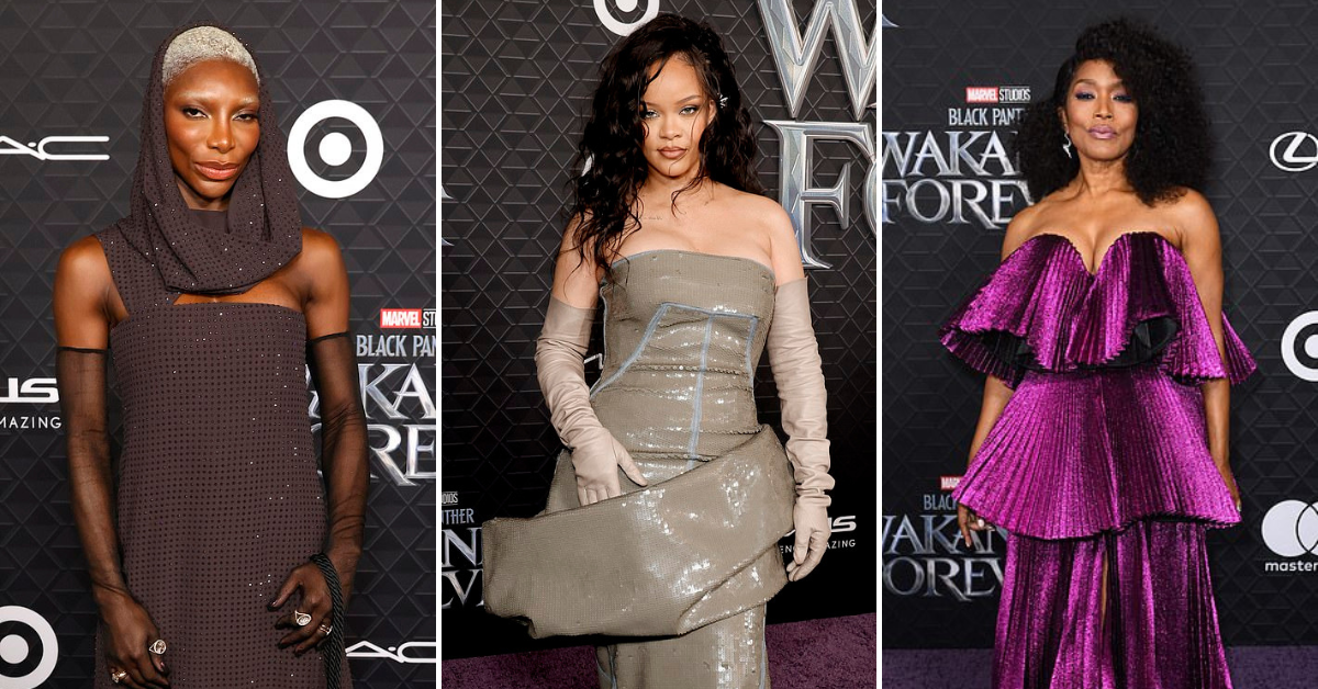 A Look at the Black Panther Wakanda Forever L.A Premiere Purple Carpet 1 1