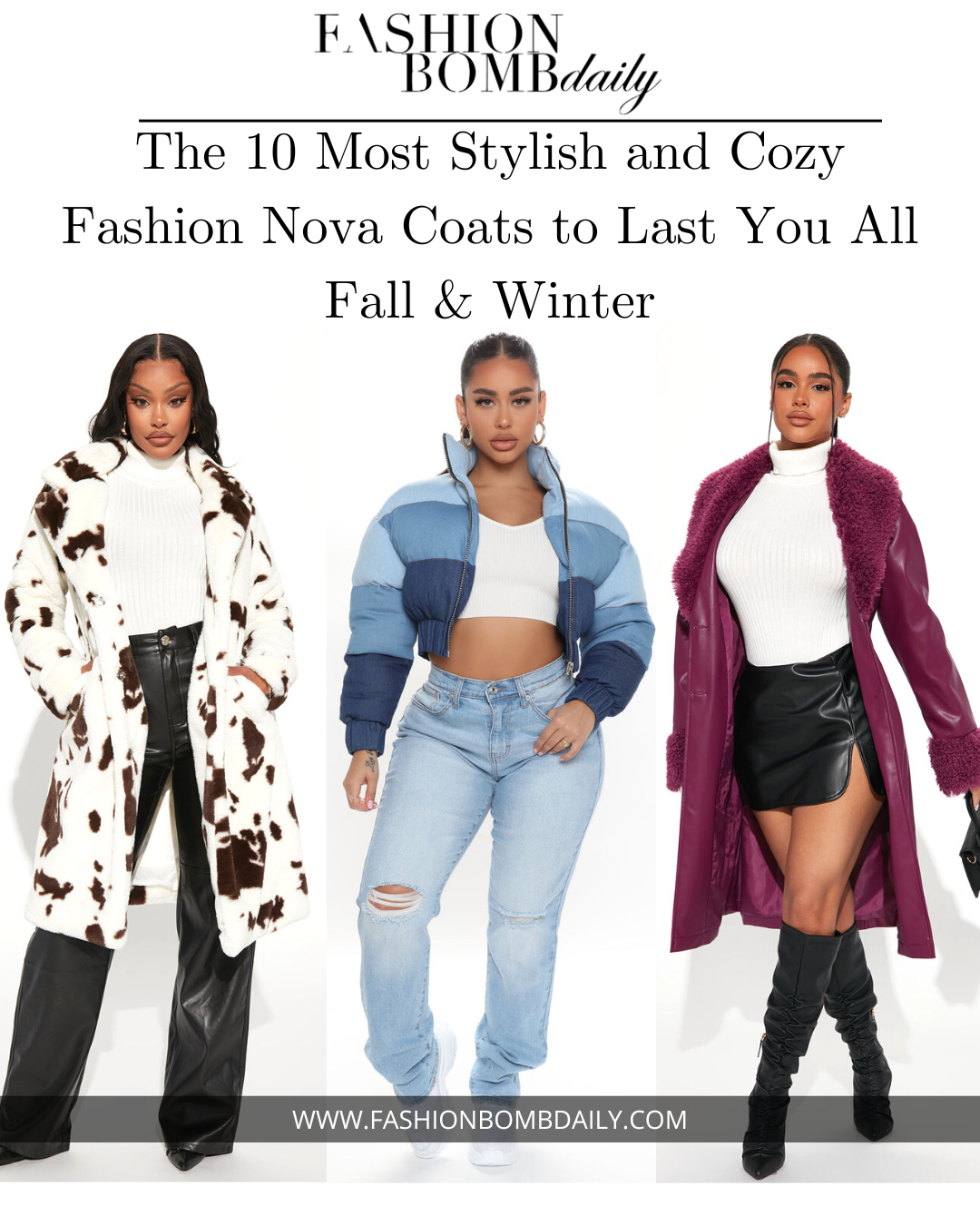 The 10 Most Stylish and Cozy Fashion Nova Coats to Last You All Fall and  Winter – Fashion Bomb Daily
