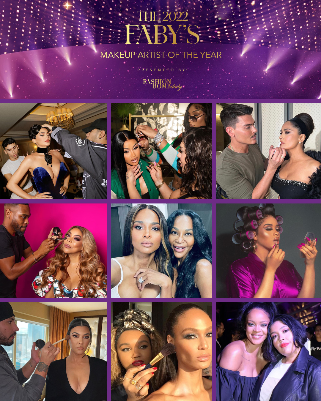 Make-up Artist of the Yr, That includes Yolonda Frederick, Priscilla Ono, Erica Lapearl + Extra