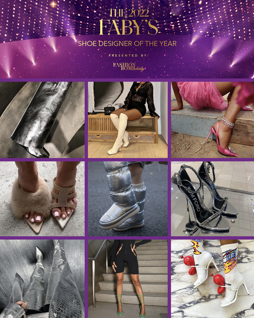 All Nomimees Shoe designer of the year