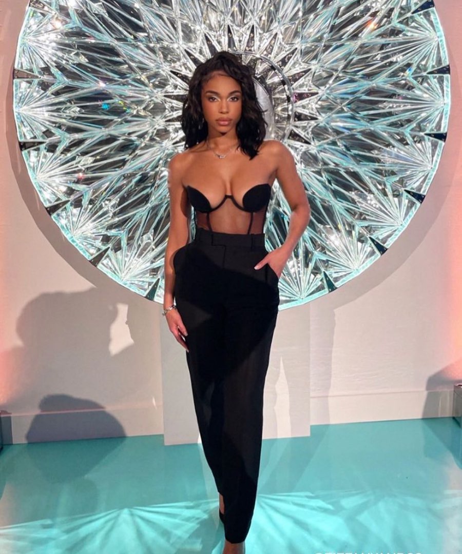 Lori Harvey Was Effortlessly Chic in Nensi Dojaka at the Tiffanny Co. Party during Miami Art Basel1
