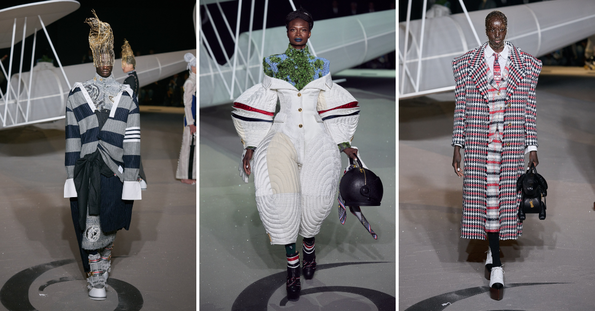 Thom Browne Returns to NYFW with Futuristic and Progressive Silhouettes