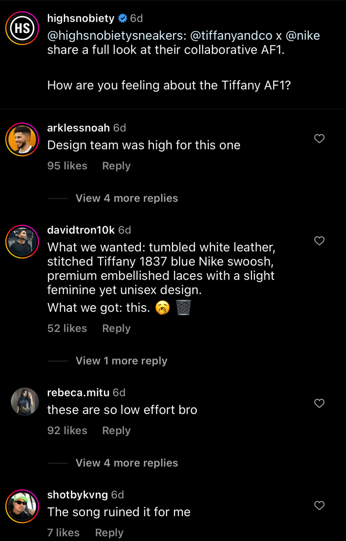 MSCHF teases Nike x Tiffany collab