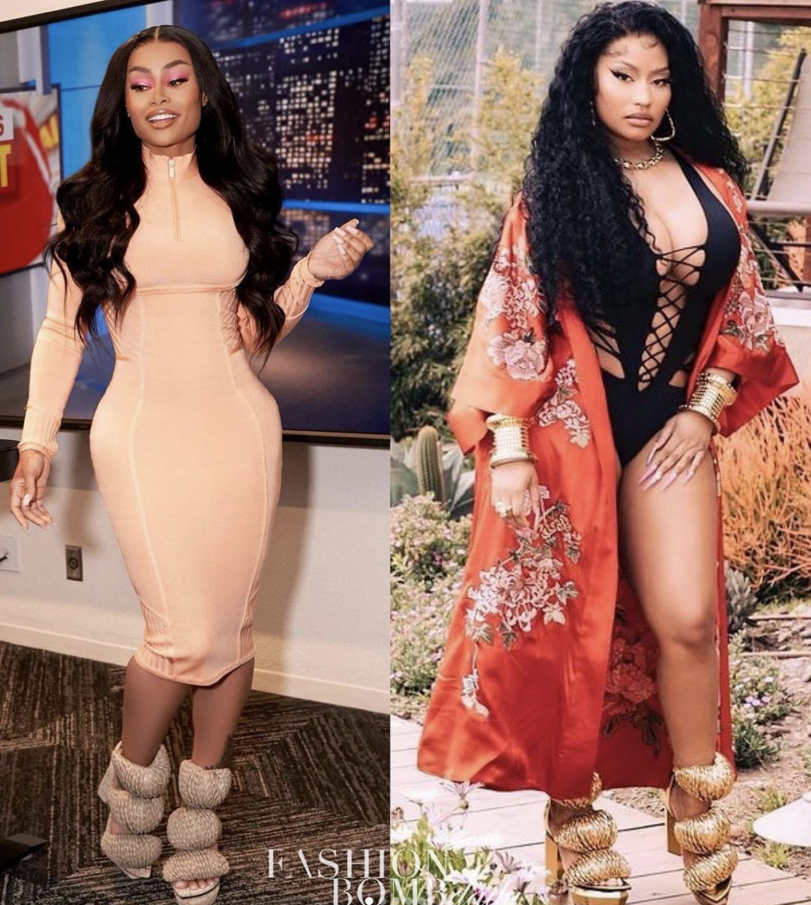 Celebrity Looks For Less: Nicki Minaj Balmain Playsuit
