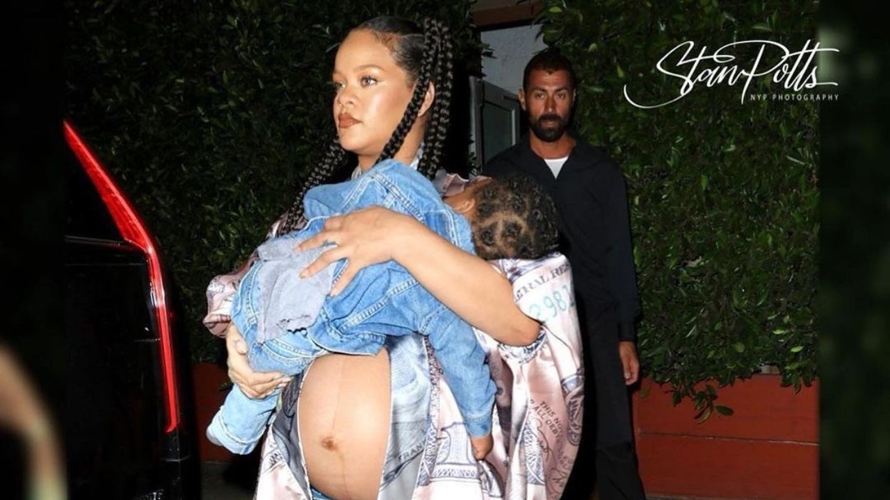 Fashion Bomb Couple: Rihanna Wore a Black Jean Paul Gaultier Mesh