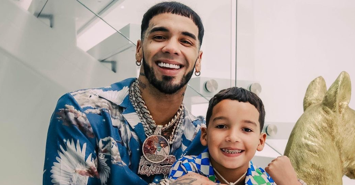Anuel AA and his son Pablo Spend Father/Son Time in Full Amiri Looks –  Fashion Bomb Daily