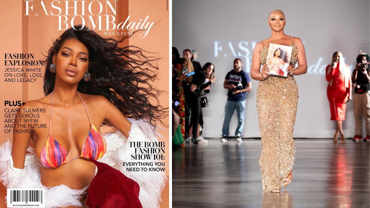 Fashion News Fashion Bomb Daily Releases Our First Magazine With Supermodel Jessica White as the Covergirl in Fashion Bomb Daily Shop 1