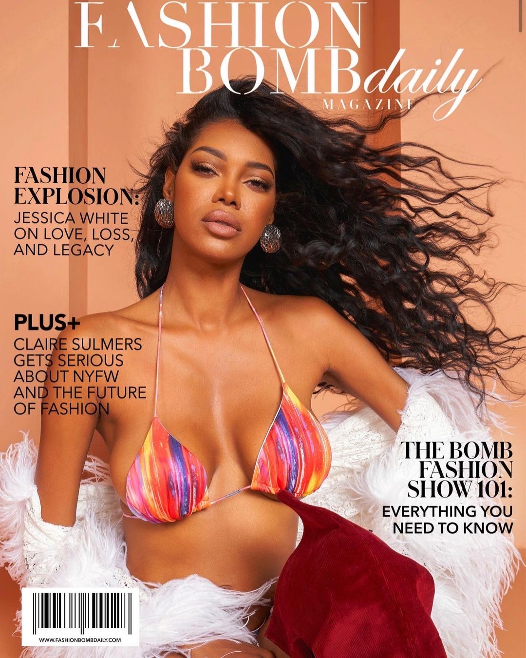 Fashion News Fashion Bomb Daily Releases Our First Magazine With Supermodel Jessica White as the Covergirl in Fashion Bomb Daily Shop