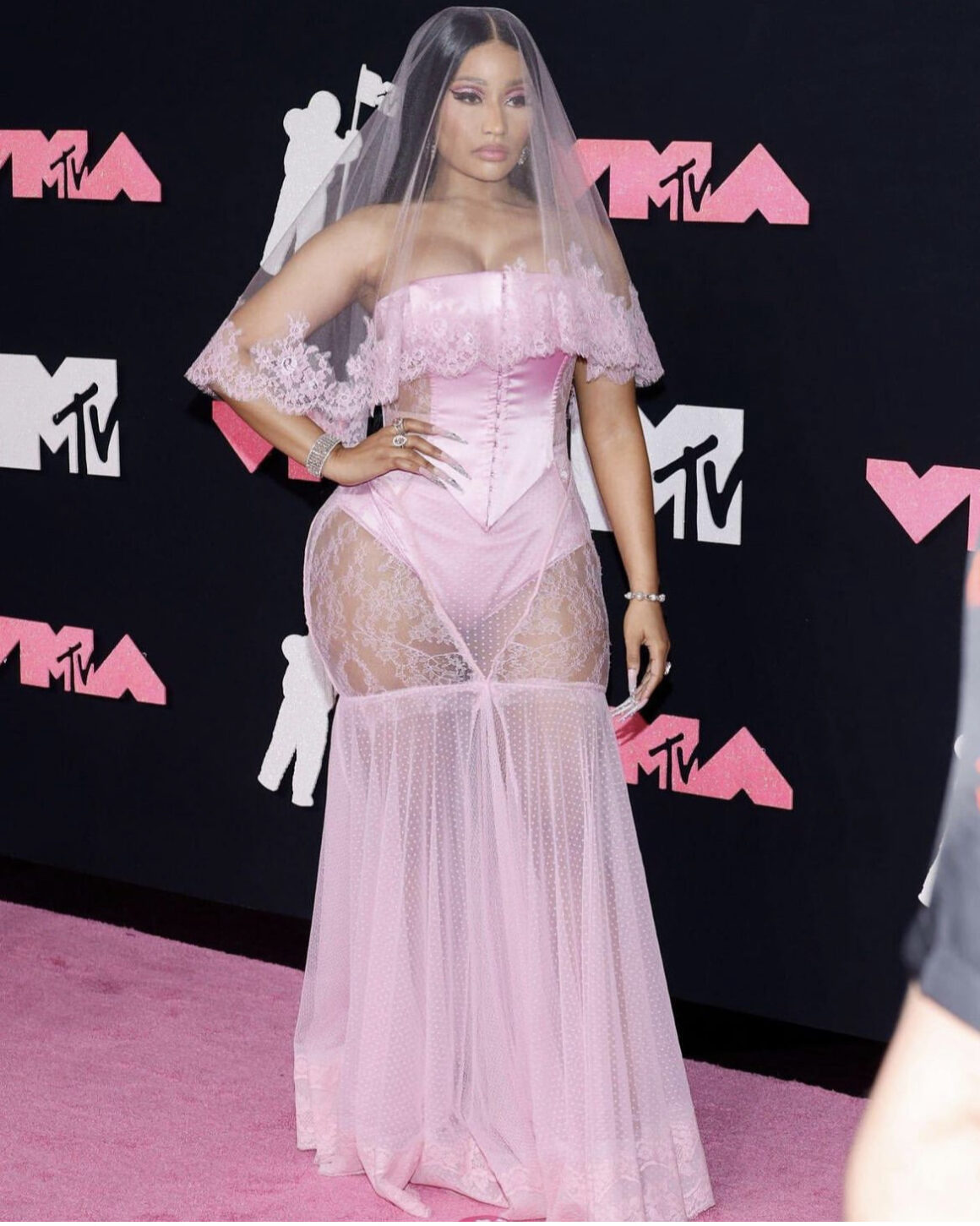 On the Scene at the 2023 VMAs Nicki Minaj in Dolce Gabbana Yung Miami in Han Kjobenhavn Cardi B in Dilara Doja Cat in Monse More 17