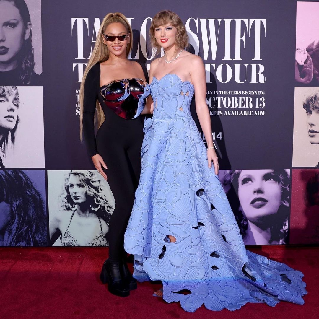 https://fashionbombdaily.com/wp-content/uploads/2023/10/Beyonce-Wore-a-Black-Metal-Plated-LaQuan-Smith-SS23-Bodysuit-on-the-Red-Carpet-of-Taylor-Swift-The-Eras-Tour-Concert-Movie-Premiere-1.jpg