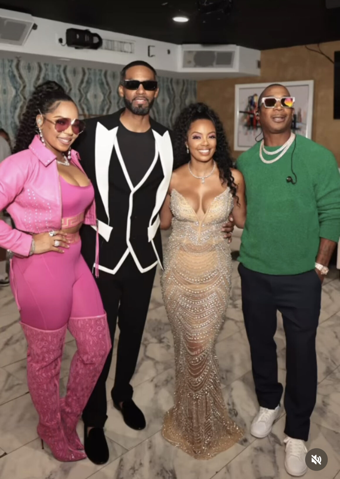 Mielle Organics CEO Monique Rodriguez Celebrated Her 40th Birthday in a Pink Custom Nicole Felicia Gown with Rene Caovilla Heels to her Cirque Du Moleil Theme Party More JaRule And Ashanti