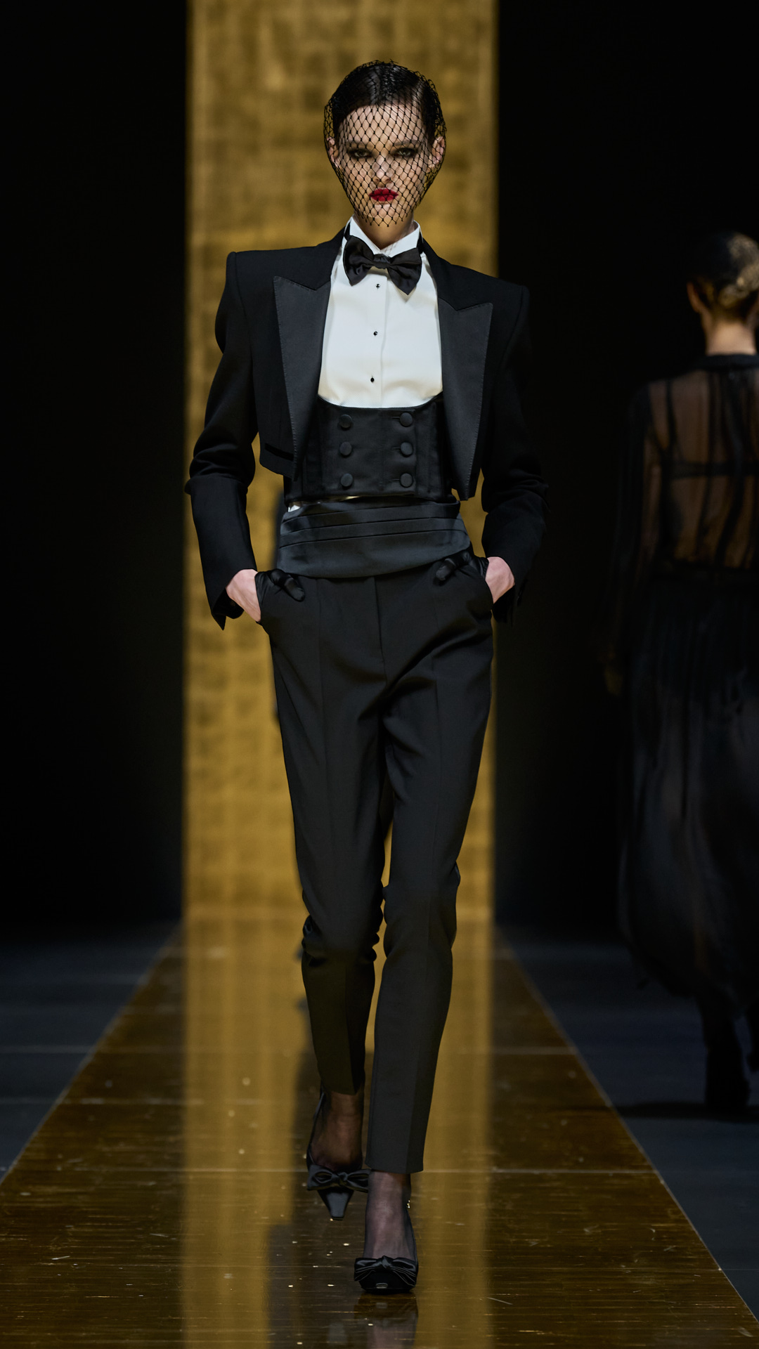 Milan Fashion Week Dolce Gabbanas Fall Winter 24 25 Tuxedo Collection Reinvents Formal Wear for the Modern Woman 10