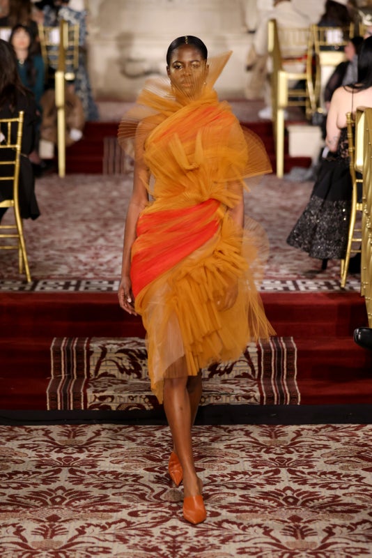 NYFW Christian Siriano FallWinter 24 Collection Runway Show Combined Glamour Sci Fi and Modernity 14