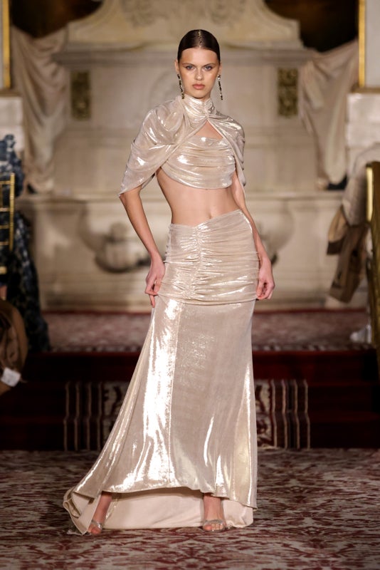 NYFW Christian Siriano FallWinter 24 Collection Runway Show Combined Glamour Sci Fi and Modernity 16