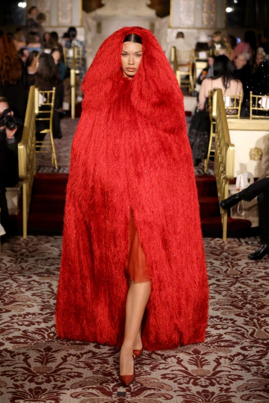 NYFW Christian Siriano FallWinter 24 Collection Runway Show Combined Glamour Sci Fi and Modernity 21