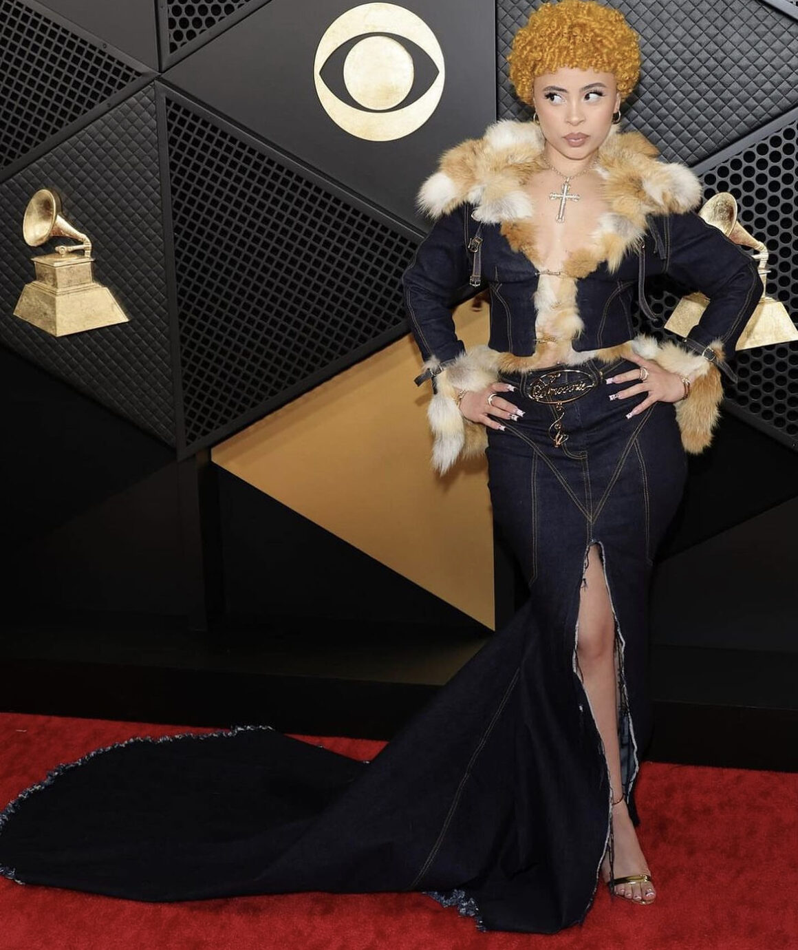 The Top 10 Best Dressed Celebs at the 2024 Grammys Beyonce in Louis Vuitton Doja Cat in Custom Dilara Victoria Monet in Versace Dawn Richards in Khosrov More 18