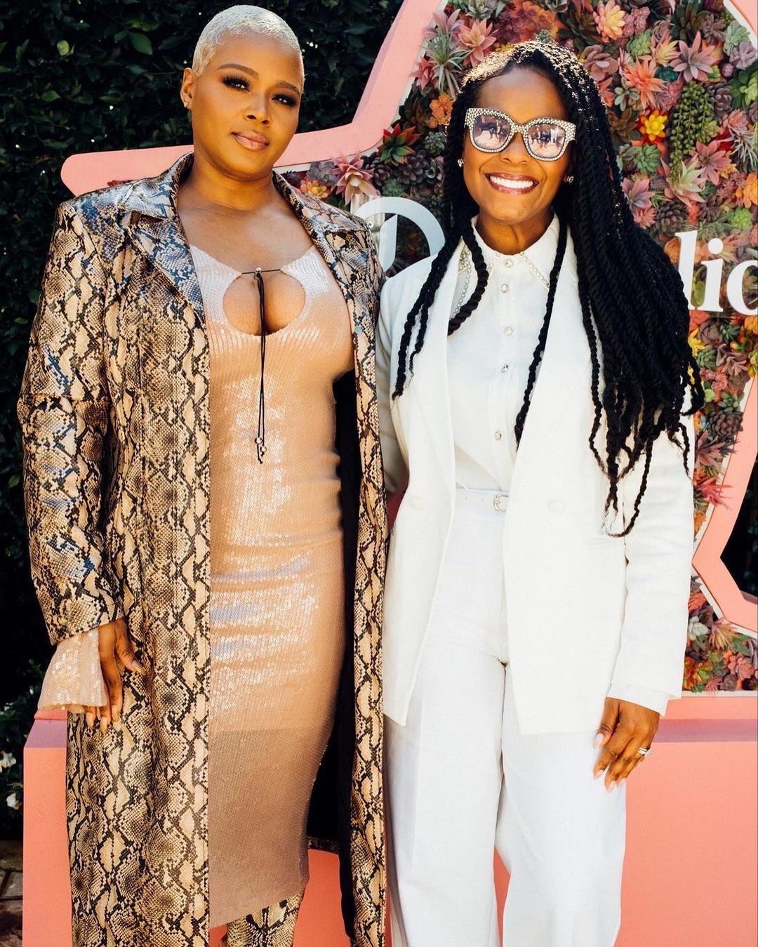 On the Scene at The Black Excellence Brunch Niecy Nash Opts for Custom Jessica Betts in Richfresh Tabitha Brown in Je Taime Claire Sulmers in Zcrave More 15