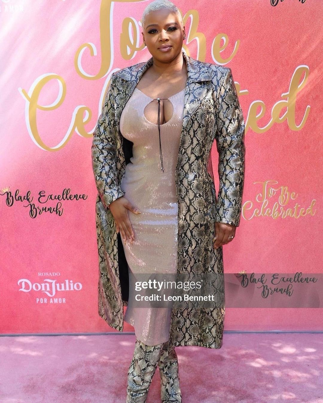 On the Scene at The Black Excellence Brunch Niecy Nash Opts for Custom Jessica Betts in Richfresh Tabitha Brown in Je Taime Claire Sulmers in Zcrave More 6